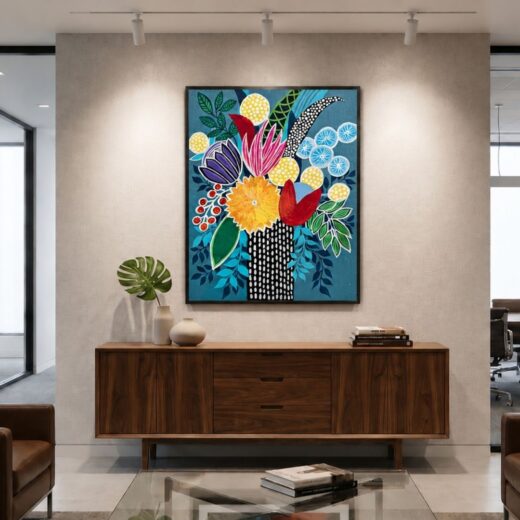 Curated garden 12x16”