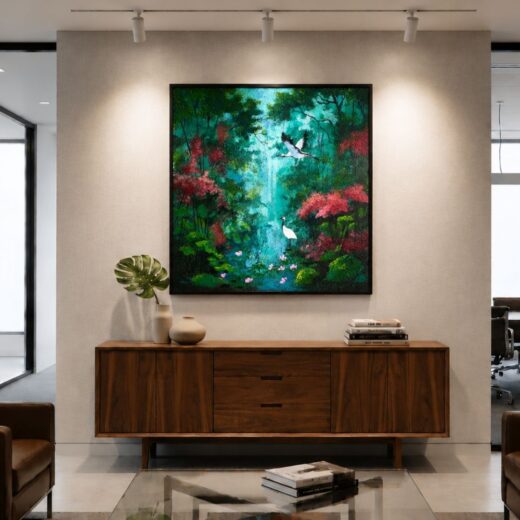 The secret forest 24x24”