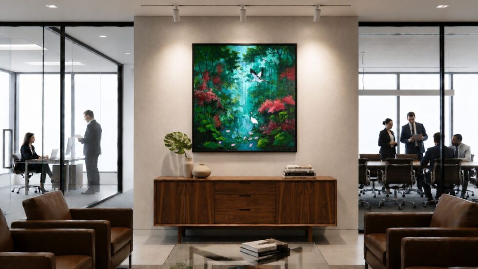 The secret forest 24x24”